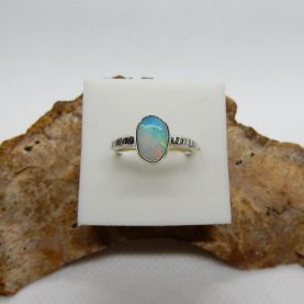 Australian Solid Opal Ring - Size 6